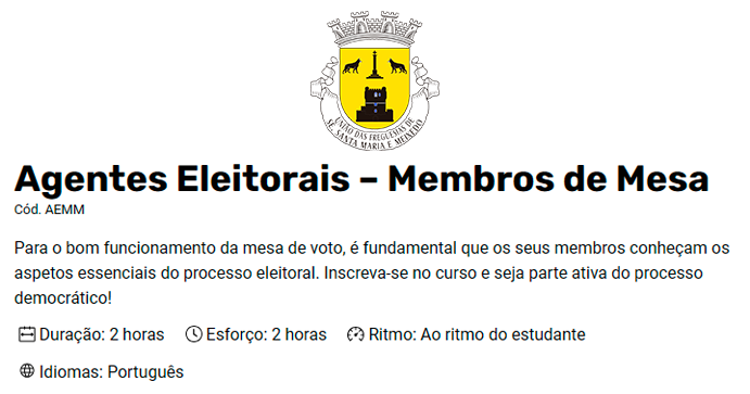 Read more about the article UFSSMM | Divulgação do Curso “Agentes Eleitorais – Membros de Mesa”