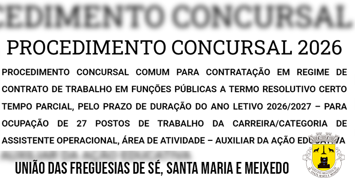 Procedimento Concursal 2026